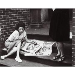 HELEN LEVITT (American, b. 1918) UNTITLED (NEW YORK CITY) signed “Helen Levitt” with various insc...