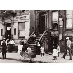 SID GROSSMAN (American, 1913-1955) HARLEM, NEW YORK artist’s stamps on verso of mount inscribed “...