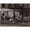 Image 1 : ROSALIE GWATHMEY (American, b. 1908) NEAR BROOKLYN BRIDGE, NEW YORK CITY titled and signed in pen...