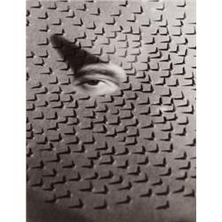 NATHAN LERNER (American, 1913-1997) eye and nails (montage without scissors) dated, inscribed and...