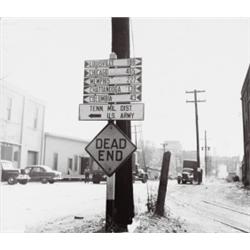 LIDA MOSER (American, b. 1920) ROADSIDE HOLIDAY, U.S.A. (1951) FASHION PHOTOGRAPH (1969) BERENICE...