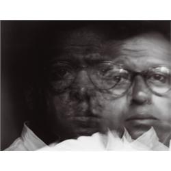 ROY DECARAVA (American, b. 1919) SELF PORTRAIT signed “DECARAVA” in ink below image on recto gela...