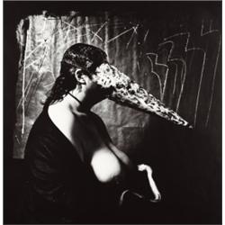 JOEL-PETER WITKIN (American, b. 1939) WOMAN BREASTFEEDING AN EEL signed, titled, dated and editio...