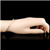 Image 3 : 14K Gold 0.78ctw Diamond Bracelet