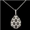 Image 1 : 14K Gold 1.08ctw Diamond Pendant