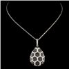 Image 2 : 14K Gold 1.08ctw Diamond Pendant