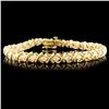 Image 1 : 14K Gold 2.00ctw Diamond Bracelet