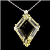 Image 1 : 14K Gold 15.0ct Citrine Pendant