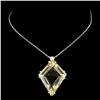 Image 2 : 14K Gold 15.0ct Citrine Pendant