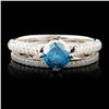 Image 1 : 14K Gold 1.48ctw Diamond Ring