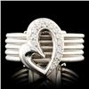 Image 1 : 14K Gold 0.34ctw Diamond Ring