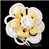 Image 3 : 18K Gold 4.61ctw Diamond Ring