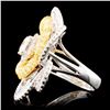 Image 4 : 18K Gold 4.61ctw Diamond Ring