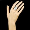 Image 4 : 18K Gold 3.98ct Tourmaline & 1.60ctw Diamond Ring