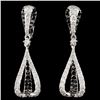 Image 1 : 14K Gold 1.61ctw Fancy Color Diamond Earrings