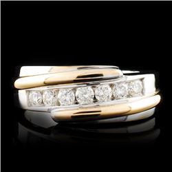 14K Gold 0.53ctw Diamond Ring