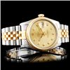 Image 3 : Rolex DateJust YG/SS Diamond Wristwatch
