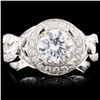 Image 1 : 14K Gold 1.82ctw Diamond Ring
