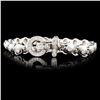 Image 2 : 14K Gold 1.40ctw Diamond Bracelet