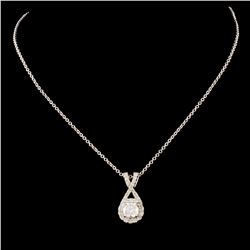 14K Gold 0.51ctw Diamond Pendant