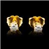 Image 1 : 14K Gold 0.20ctw Diamond Earrings
