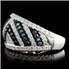 Image 2 : 18K White Gold 1.10ctw Fancy Color Diamond Ring