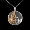 Image 1 : 14K Gold 0.51ctw Diamond Pendant