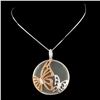 Image 2 : 14K Gold 0.51ctw Diamond Pendant