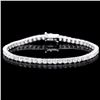 Image 1 : ^18k White Gold 7.50ct Diamond Bracelet