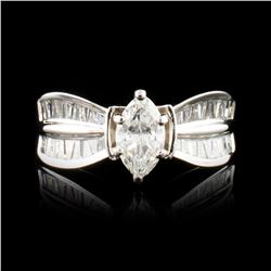 14K Gold 1.26ctw Diamond Ring