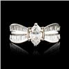 Image 1 : 14K Gold 1.26ctw Diamond Ring