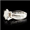 Image 2 : 14K Gold 1.26ctw Diamond Ring