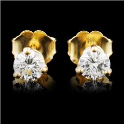 14K Gold 0.46ctw Diamond Earrings