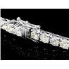 Image 2 : ^18k White Gold 12.00ct Diamond Tennis Bracelet