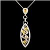 Image 1 : 18K Gold 1.81ctw Diamond Pendant