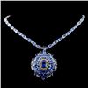 Image 1 : 14K White Gold 42.50ct Tanzanite & 2.20ct Diamond