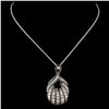 Image 2 : 14K Gold 1.89ctw Diamond Pendant