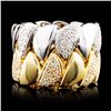 Image 1 : 18K Gold 1.63ctw Diamond Ring