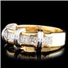 Image 2 : 18K Gold 1.11ctw Diamond Ring