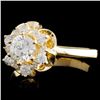 Image 2 : 14K Gold 0.84ctw Diamond Ring
