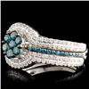 Image 2 : 14K Gold 1.12ctw Diamond Ring