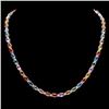 Image 1 : `14k Gold 27.00ct Sapphire & 1.25ct Diamond Neckla