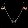 Image 1 : 14K Gold 0.28ctw Diamond Necklace
