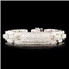 Image 1 : 14K Gold 8.80ctw Diamond Bracelet