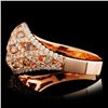 Image 2 : 14K Rose Gold 1.13ctw Fancy Color Diamond Ring