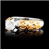Image 2 : 18K Gold 0.66ctw Diamond Ring