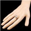 Image 3 : 14K Gold 0.96ctw Diamond Ring