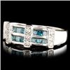 Image 2 : 18K Gold 0.68ctw Diamond Ring