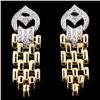 14K Gold 0.67ctw Diamond Earrings