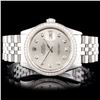 Rolex SS DateJust 36mm Diamond Wristwatch